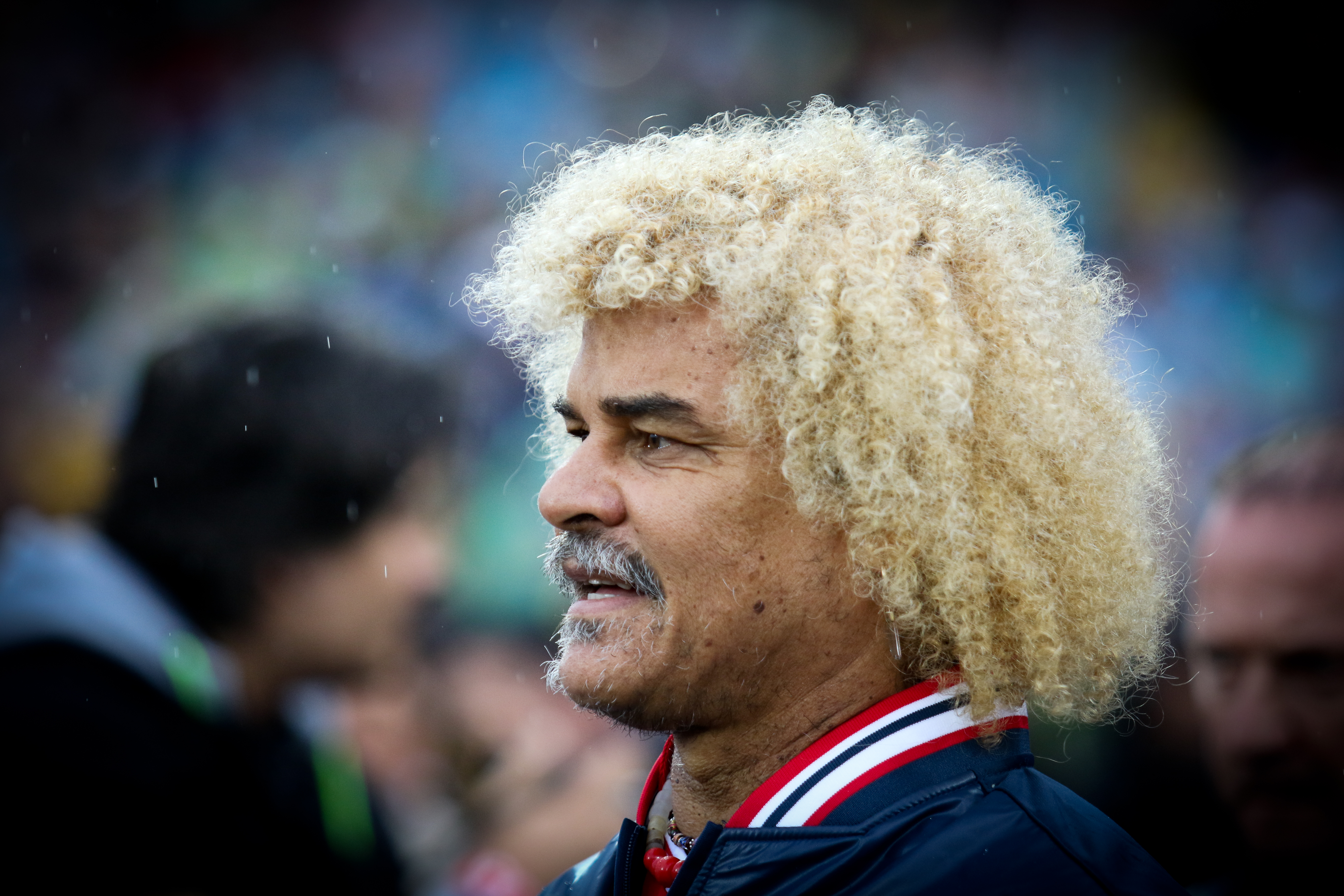 Former Colombia superstar midfielder Carlos El Pibe Valderrama