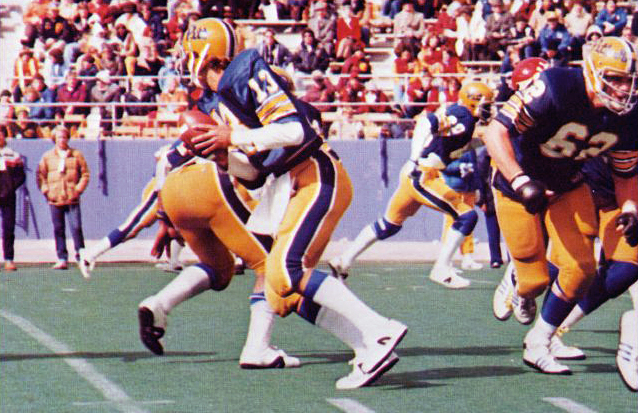 Former Miami Dolphins quarterback Dan Marino number 13 center with the University of Pittsburgh circa 1979