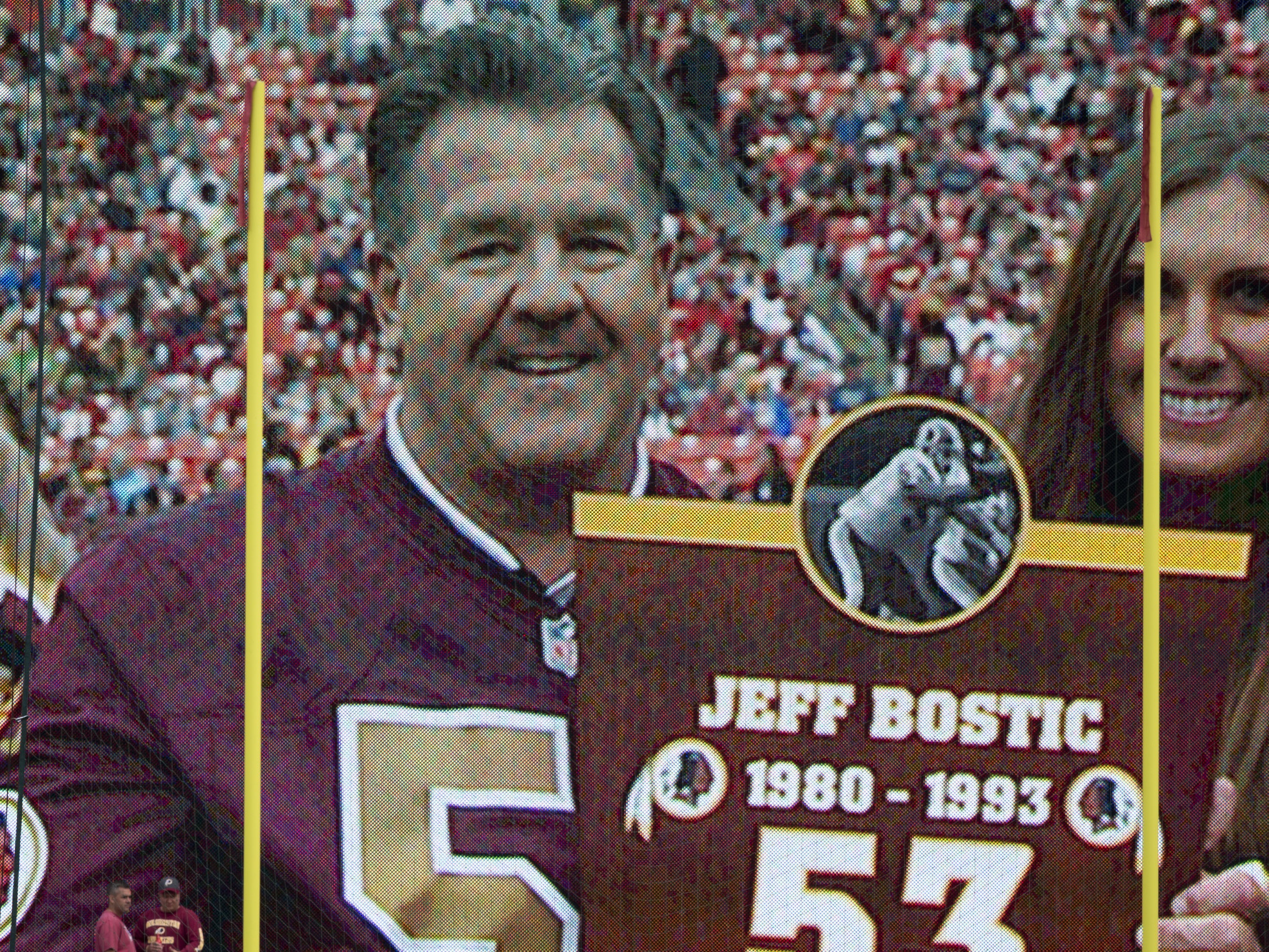 Former Washington Redskins offensive lineman Jeff Bostic circa 2015