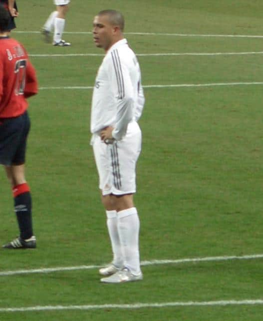 Ronaldo El Fenomeno with Real Madrid F.C.