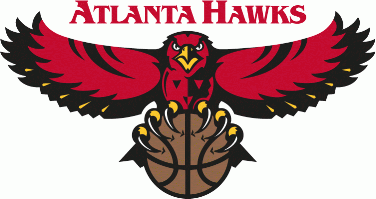 N.B.A. teams - Atlanta Hawks logo circa 1995-96-2006-07 nba seasons