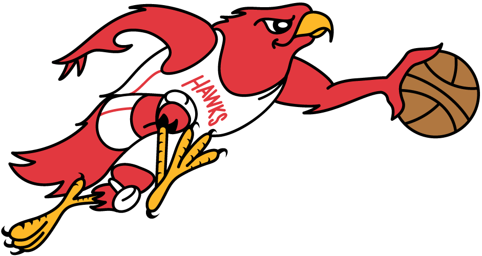 NBA teams Atlanta Hawks logo circa 1969-70 nba season