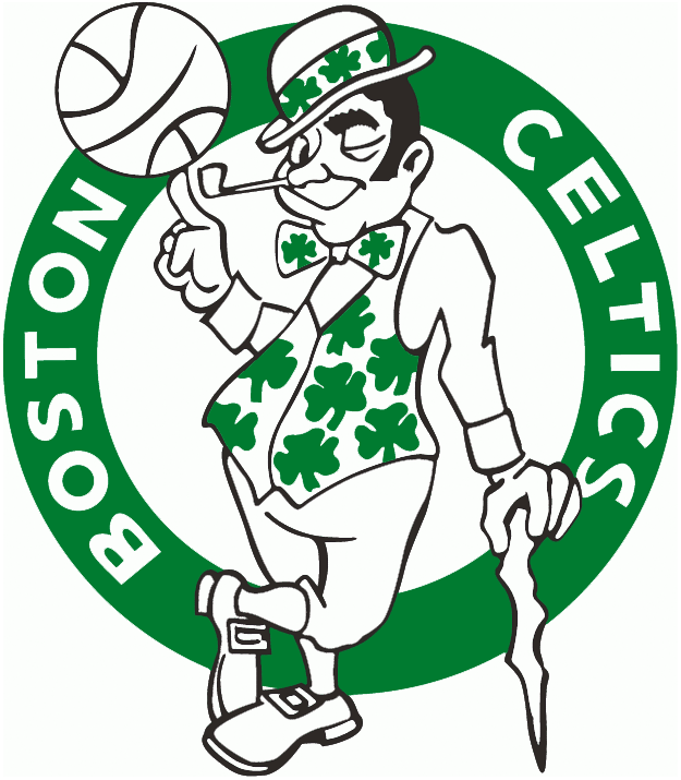 N.B.A. Boston Celtics logo circa 1974-75 1995-96 nba seasons