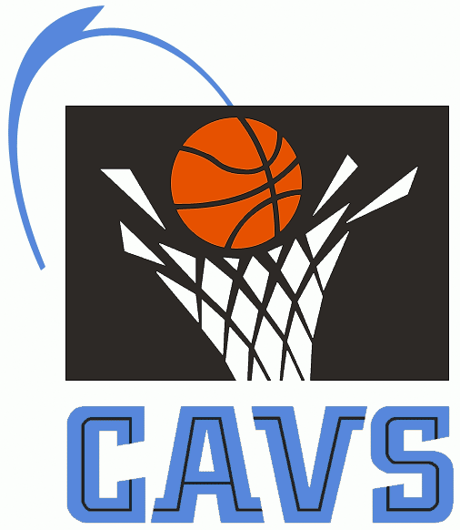 N.B.A. Cleveland Cavaliers logo circa 1994-95-2002-03 nba seasons