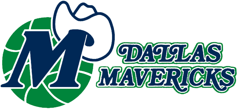 N.B.A. teams Dallas Mavericks logo circa 1980-81-1992-93 nba seasons