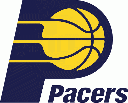 N.B.A. teams Indiana Pacers logo circa 1990-91-2004-05 nba seasons