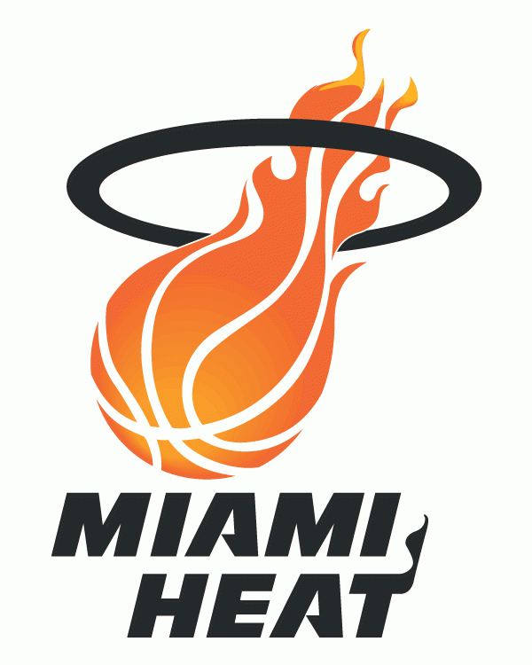 N.B.A. teams Miami Heat logo circa 1988-89 1998-99 nba seasons