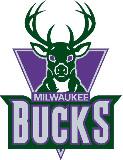 N.B.A. teams Milwaukee Bucks logo circa 1993-94-2005-06 nba seasons