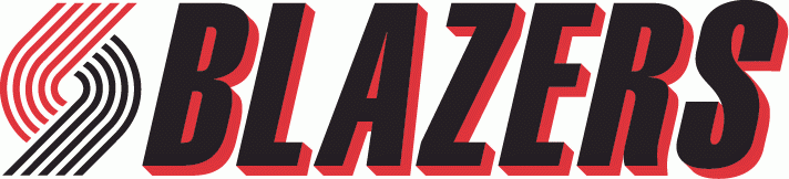 N.B.A. teams Portland Trailblazers logo circa 1990-91 2001-02 nba seasons