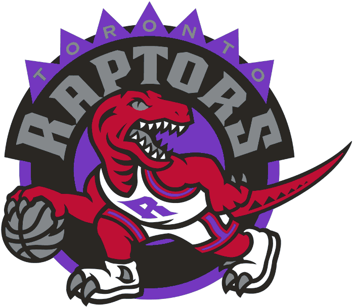 N.B.A. Toronto Raptors logo circa 1995-96 2007-08 nba seasons