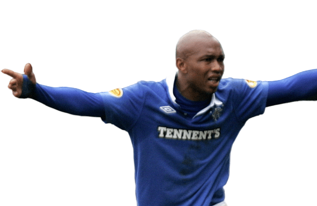 El Hadji Diouf with Rangers F.C.