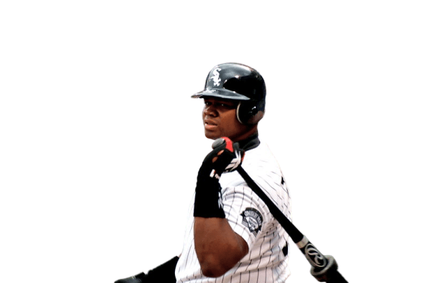 Frank Thomas with the Chicago White Sox circa 1997