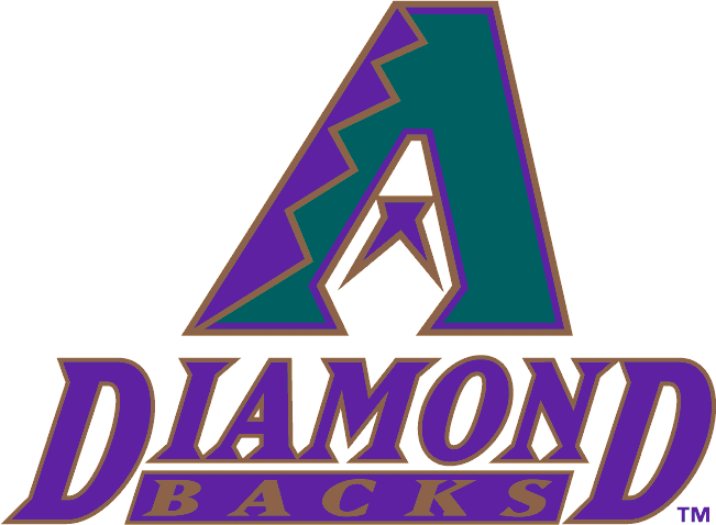 M.L.B. teams Arizona Diamondbacks logo circa 1997-98 2005-06 MLB seasons