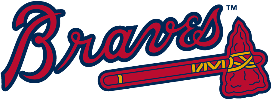 M.L.B. Atlanta Braves logo circa 1987-88 2016-2017 -MLB seasons