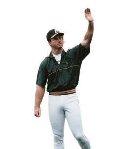 Mark McGwire with the Oakland A's circa 1989