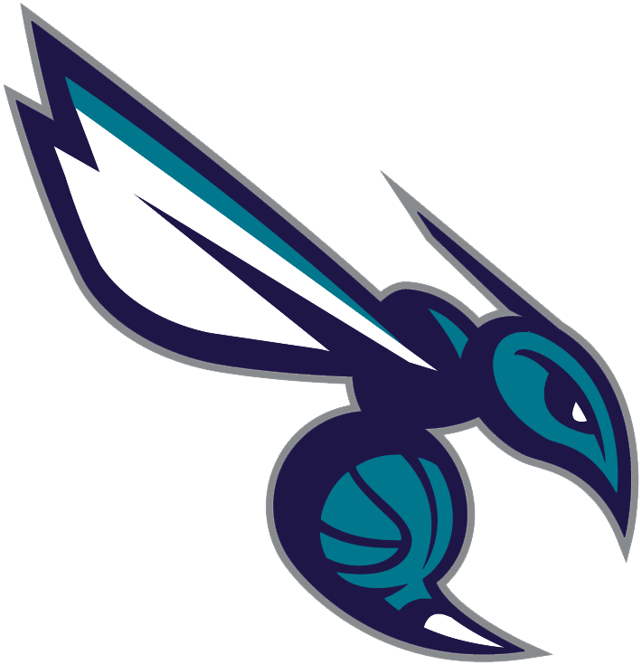 N.B.A. teams Charlotte Hornets alternate logo circa 2014-15 nba season