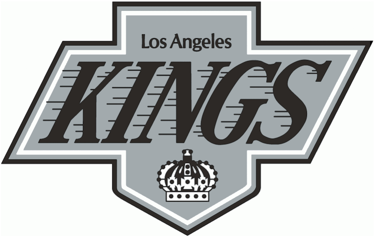 N.H.L. teams Los Angeles Kings logo circa 1988-89 1997-98 nhl seasons