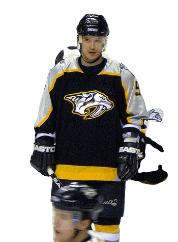 Paul Kariya with the Nashville Predators circa 2005