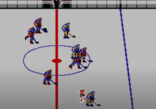 Blades of Steel nes screenshot