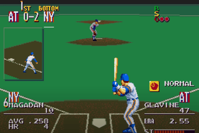 Sports Talk Baseball Sega Genesis