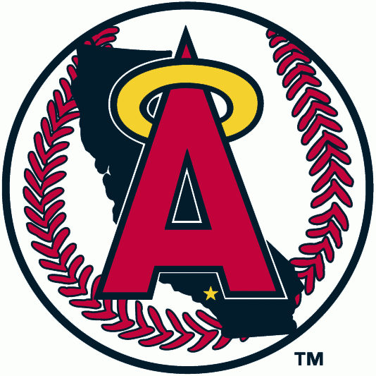 M.L.B. teams Los Angeles Angels logo