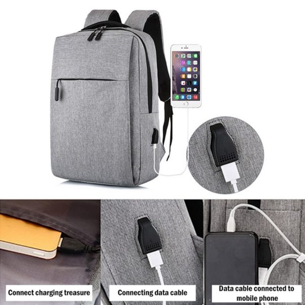 Men's/Women's Laptop Backpack with external USB port connection