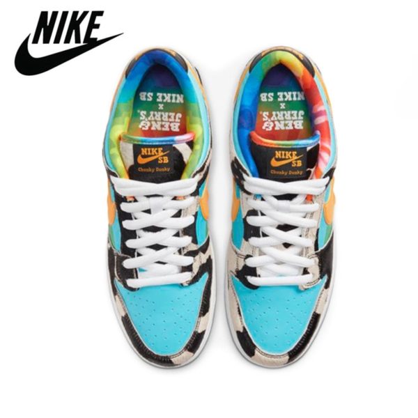 Original Ben & Jerry's x Nike SB Dunk Low Syracuse Men's/Women's Skateboarding Sports Sneakers Size 36-45