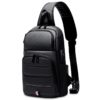 Male Crossbody Bags for fashion Shoulder Bags USB Charging Messenger Sling Bag Chest Bag Oxford Single Shoulder Strap Pack 2020 - Image 2