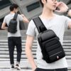 Male Crossbody Bags for fashion Shoulder Bags USB Charging Messenger Sling Bag Chest Bag Oxford Single Shoulder Strap Pack 2020 - Image 3