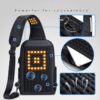 Male Crossbody Bags for fashion Shoulder Bags USB Charging Messenger Sling Bag Chest Bag Oxford Single Shoulder Strap Pack 2020 - Image 5