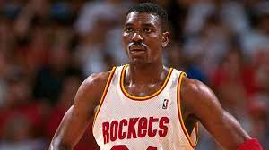 Hakeem Olajuwon with the Houston Rockets