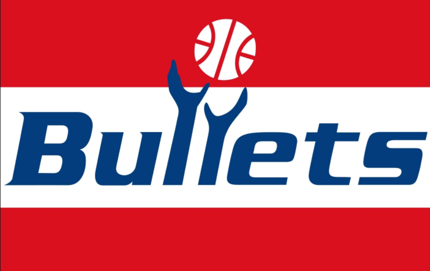 N.B.A. Washington Bullets 1990's logo