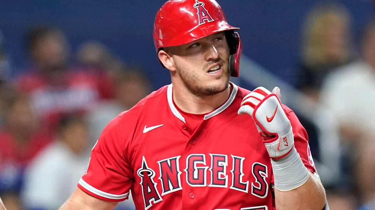 Los Angeles Angels outfielder Mike Trout placed on 10-day IL with left rib cage inflammation ESPN