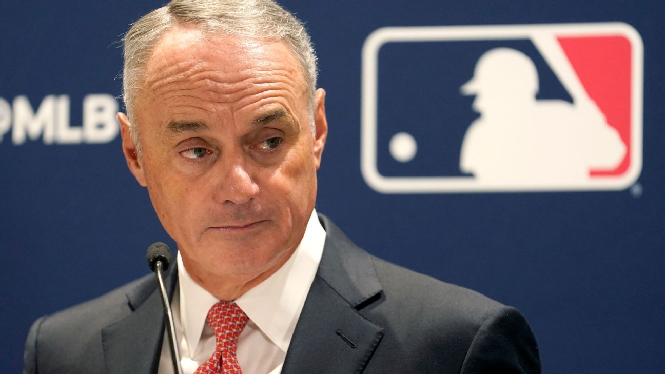 MLB commissioner Rob Manfred discusses possible stadium locations for Oakland Athletics, Tampa Bay Rays ESPN