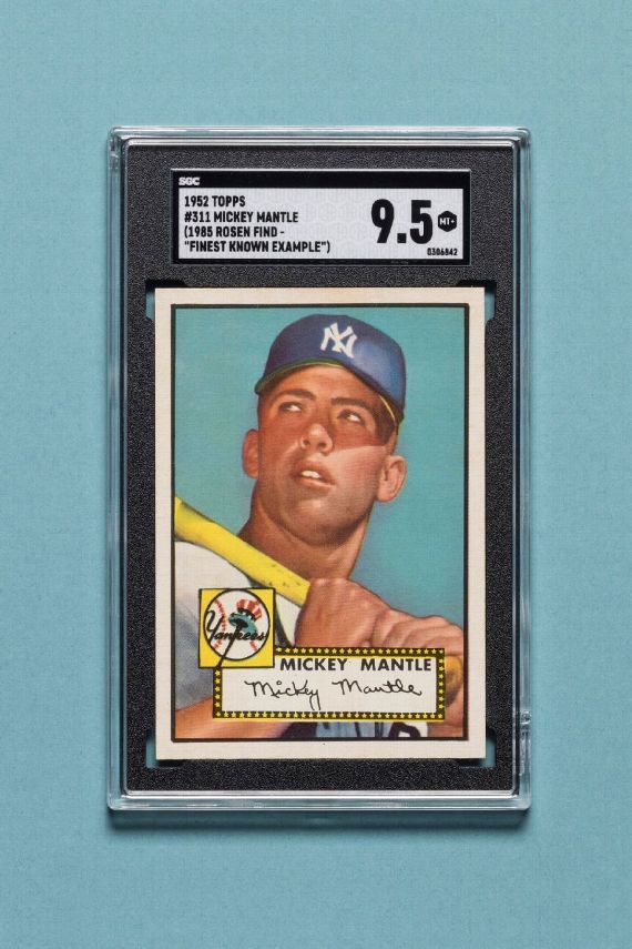 Mint 1952 Mickey Mantle card could fetch record price at auction ESPN