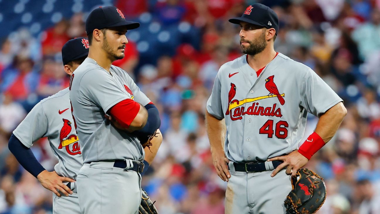 St. Louis Cardinals All-Stars Nolan Arenado, Paul Goldschmidt can't play in Toronto series due to COVID-19 vaccination status ESPN