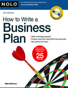 How to Write a Business Plan ebook image