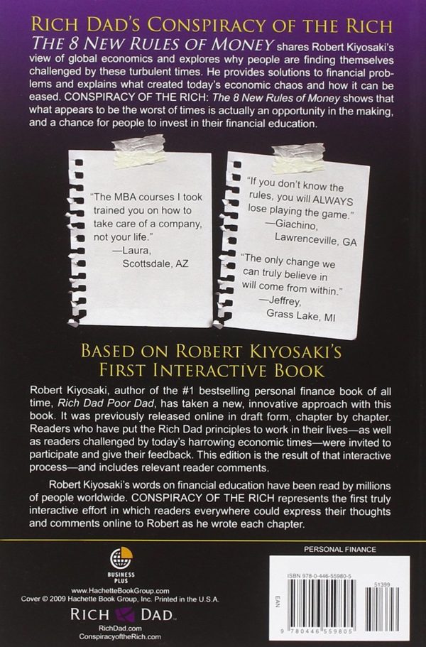 Rich Dad's Conspiracy of the Rich The 8 New Rules of Money ebook image