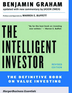 The Intelligent Investor The Definitive Book On Value Investing ebook image