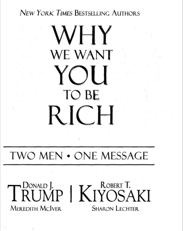 Why We Want You to Be Rich Two Men, One Message ebook image