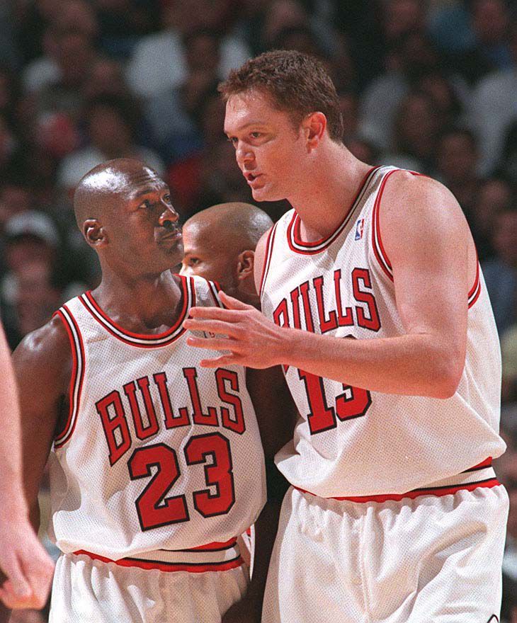 Luc Longley N.B.A. Chicago Bulls